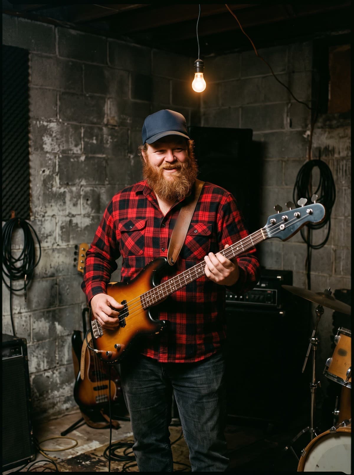 Buck Riordan, bass